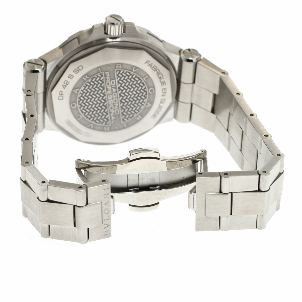 BVLGARI DP42SSD Diagono Scuba Aqua Date Automatic Men's Watch