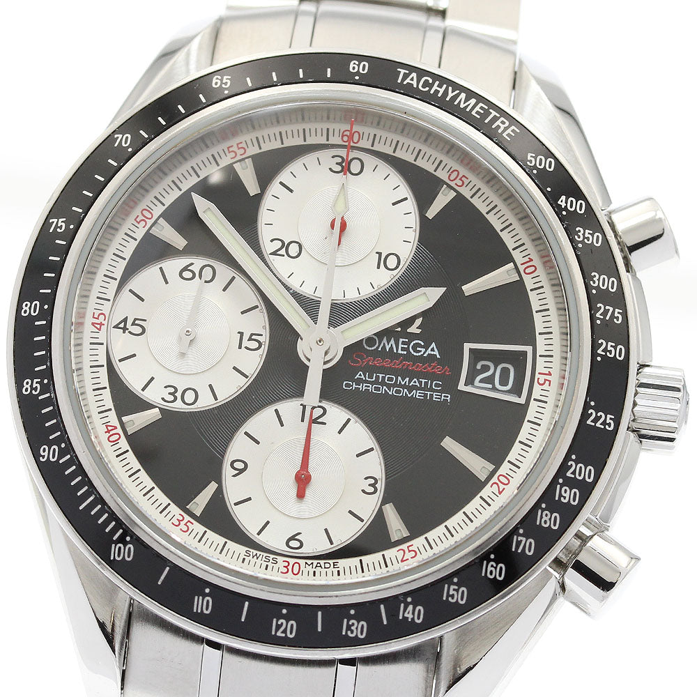 OMEGA 3210.51 Speedmaster Date Chronograph Automatic Men's Watch Excellent Condition with Warranty.