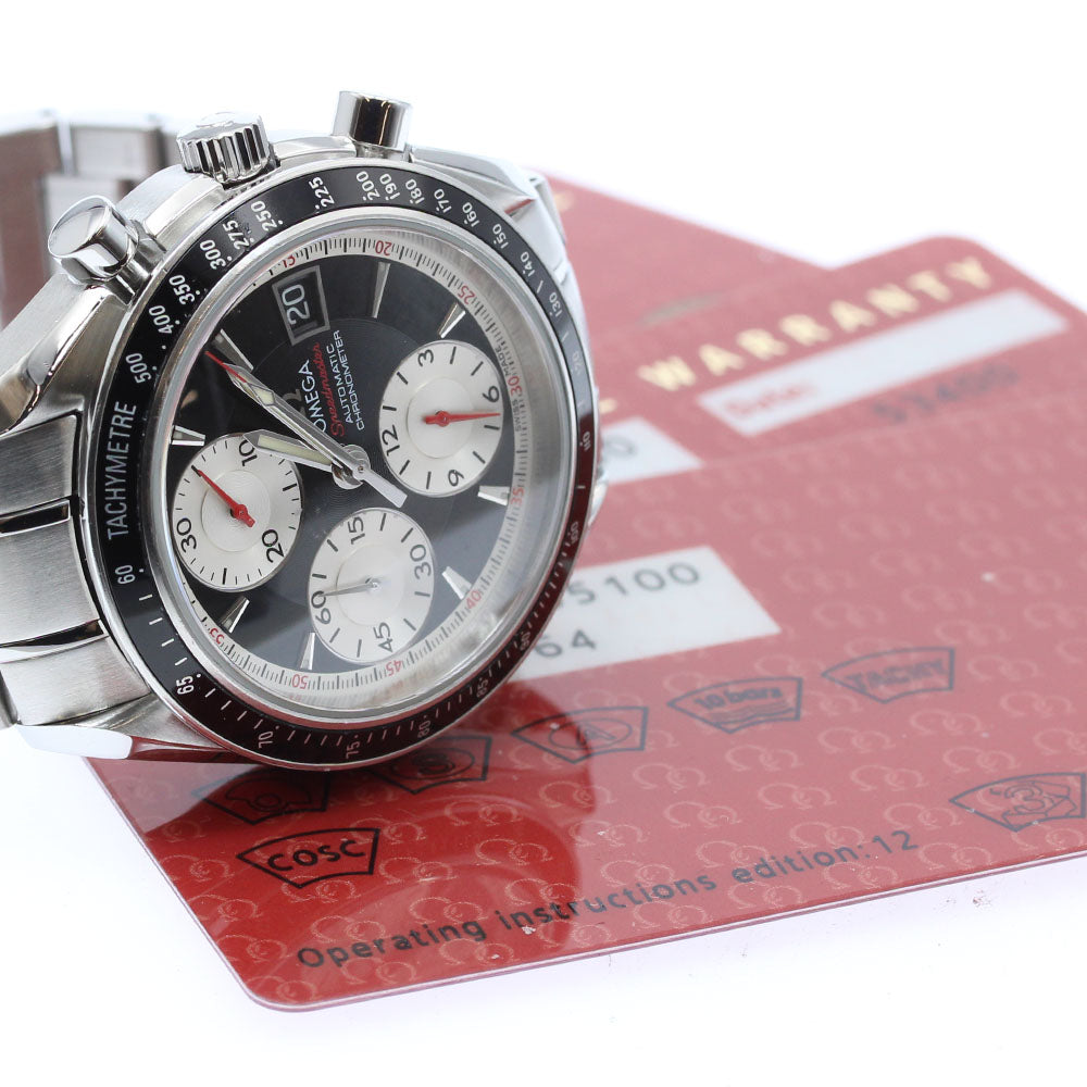 OMEGA 3210.51 Speedmaster Date Chronograph Automatic Men's Watch Excellent Condition with Warranty.
