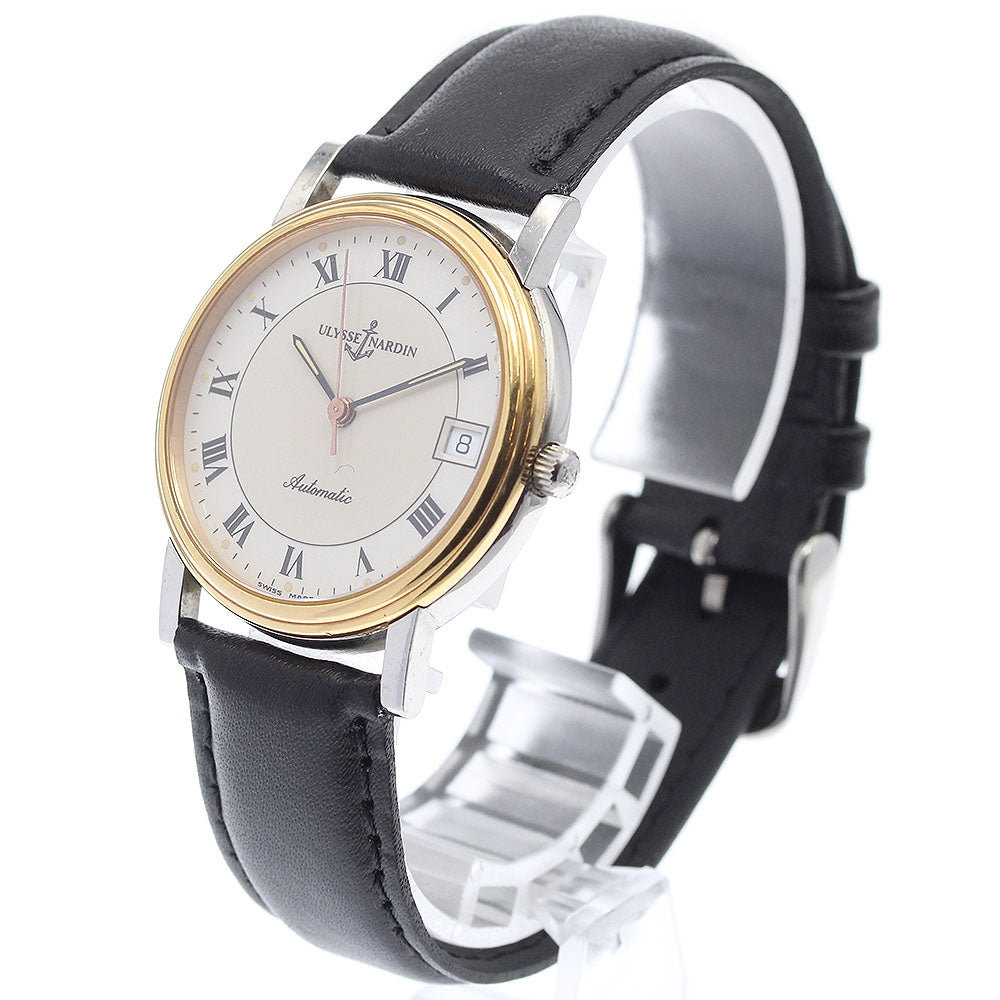 Ulysse Nardin 133-22 Sunshine Date Bezel K18YG Automatic Men's Watch