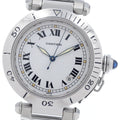 CARTIER W31005H3 Pasha 38mm Early Model Roman Numerals Date Automatic Men's Watch