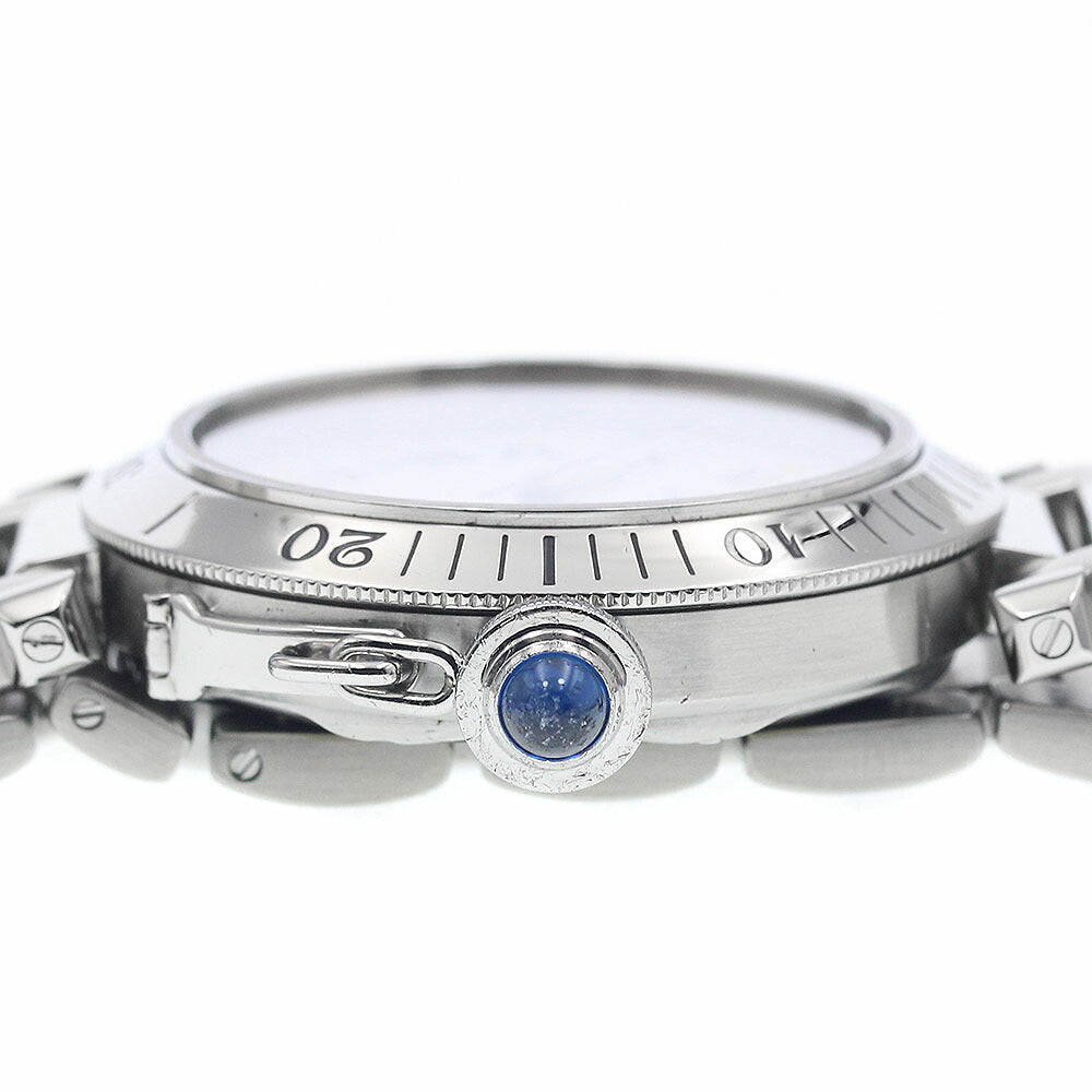 CARTIER W31005H3 Pasha 38mm Early Model Roman Numerals Date Automatic Men's Watch