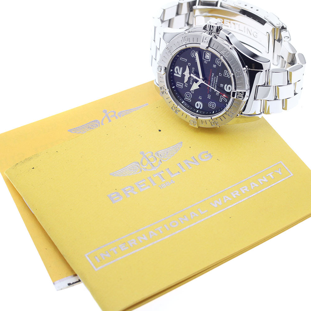 BREITLING A17360 Superocean Date Automatic Men's Watch with Warranty