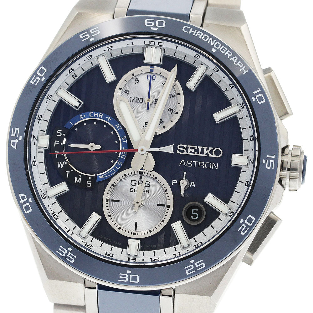 SEIKO SBXC181/5X83-0AA0 Astron Nextar GPS Solar Radio Controlled Men's Watch - Excellent Condition