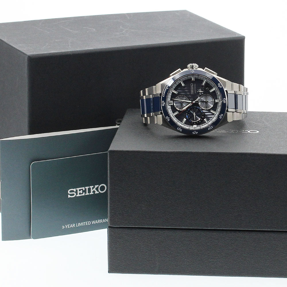 SEIKO SBXC181/5X83-0AA0 Astron Nextar GPS Solar Radio Controlled Men's Watch - Excellent Condition