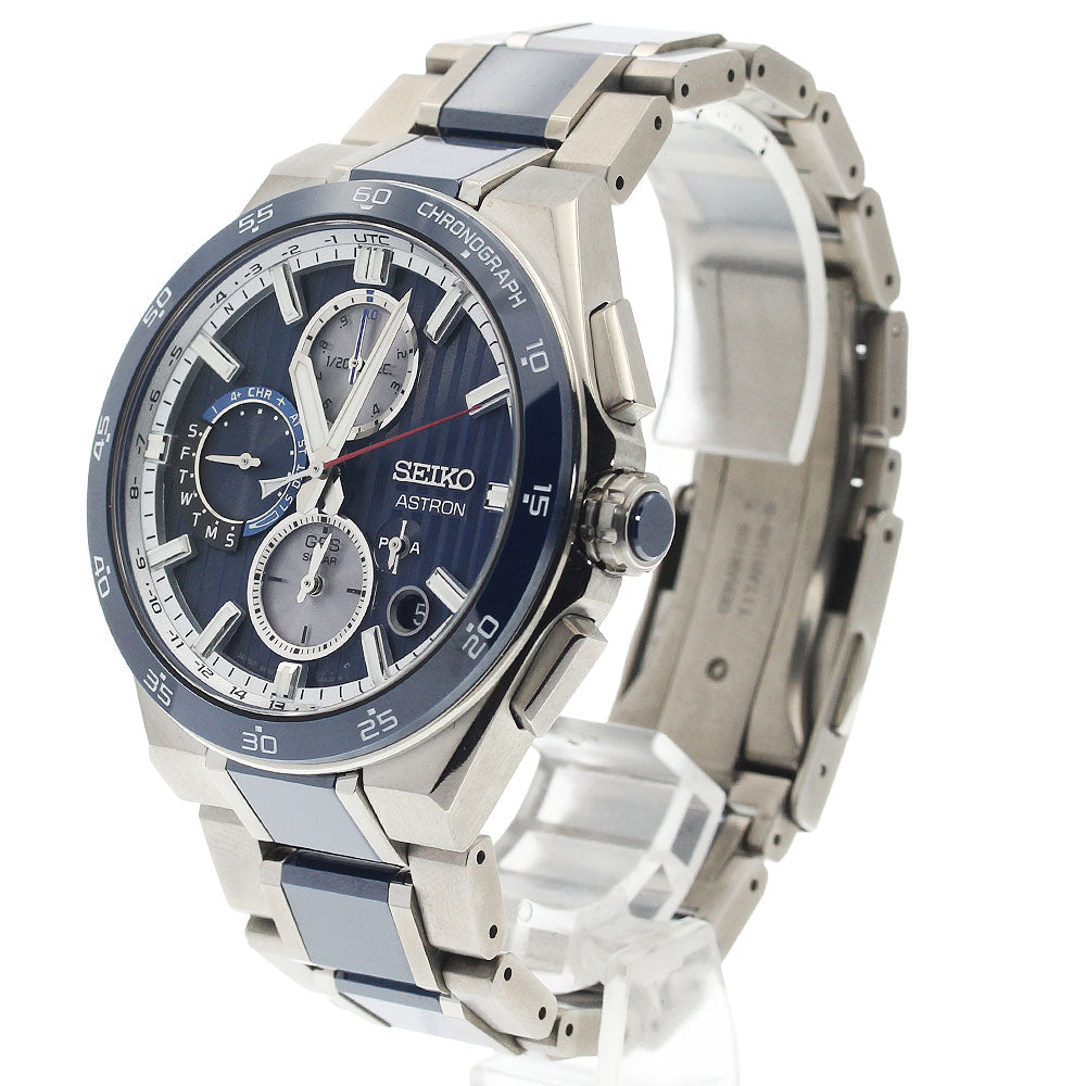 SEIKO SBXC181/5X83-0AA0 Astron Nextar GPS Solar Radio Controlled Men's Watch - Excellent Condition
