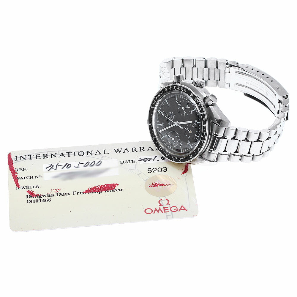 OMEGA 3510.50 Speedmaster Chronograph Automatic Men's Watch with Warranty