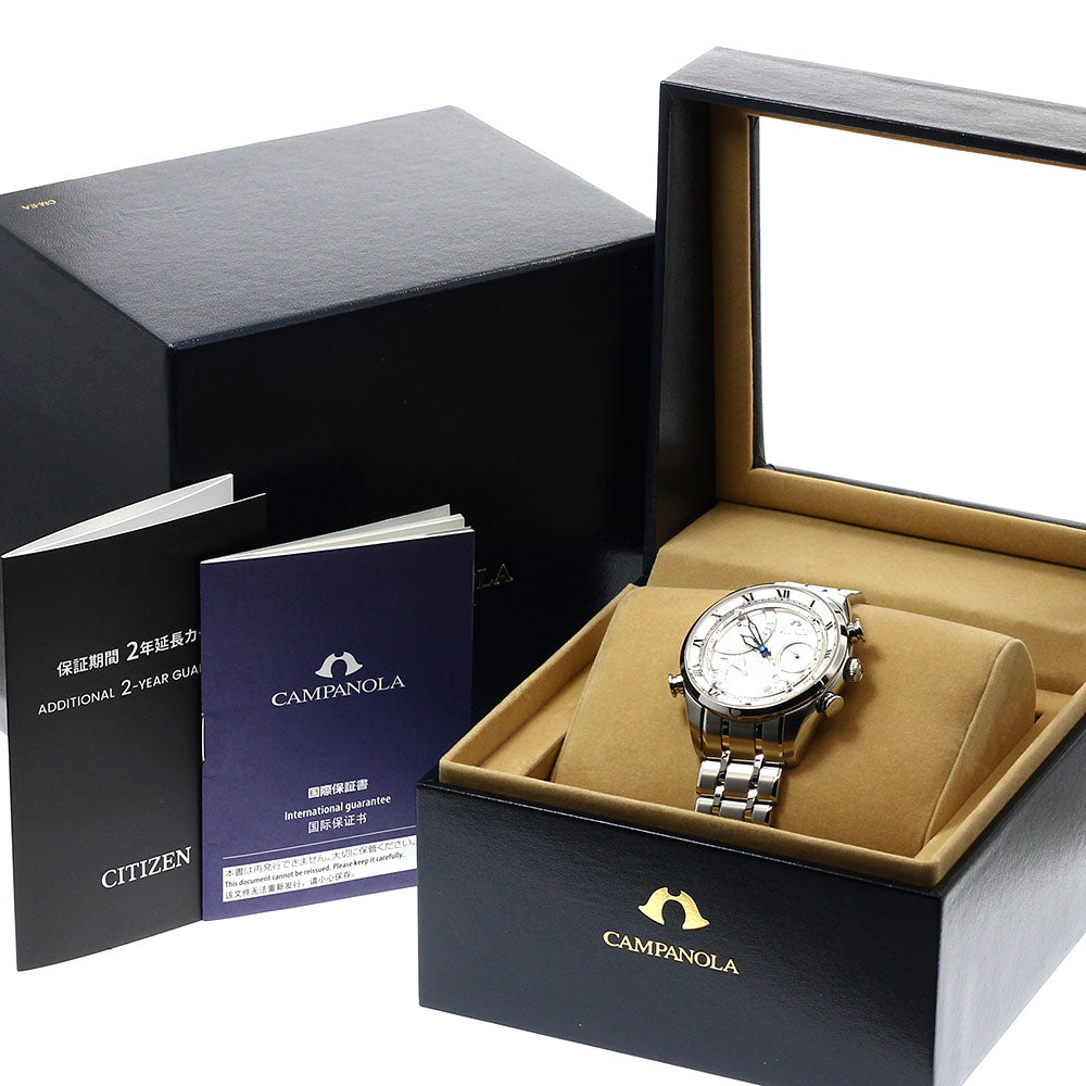 CITIZEN 6762-T022057/AH7060-53A Campanola Complication Quartz Men's Watch Excellent Condition with Box and Warranty Card