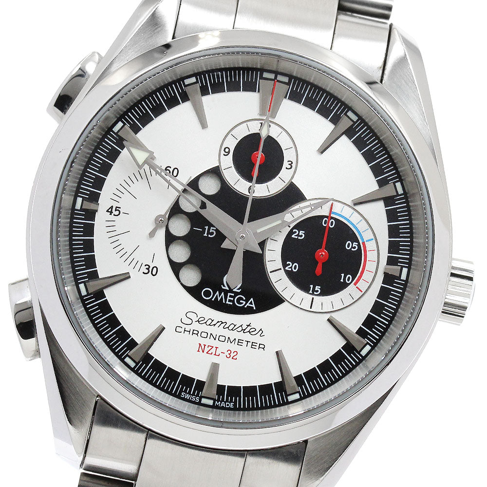 OMEGA 2513.30 Seamaster Aqua Terra NZL-32 Chronograph Automatic Men's Watch with Warranty Card
