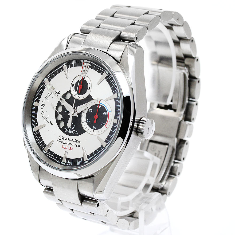 OMEGA 2513.30 Seamaster Aqua Terra NZL-32 Chronograph Automatic Men's Watch with Warranty Card