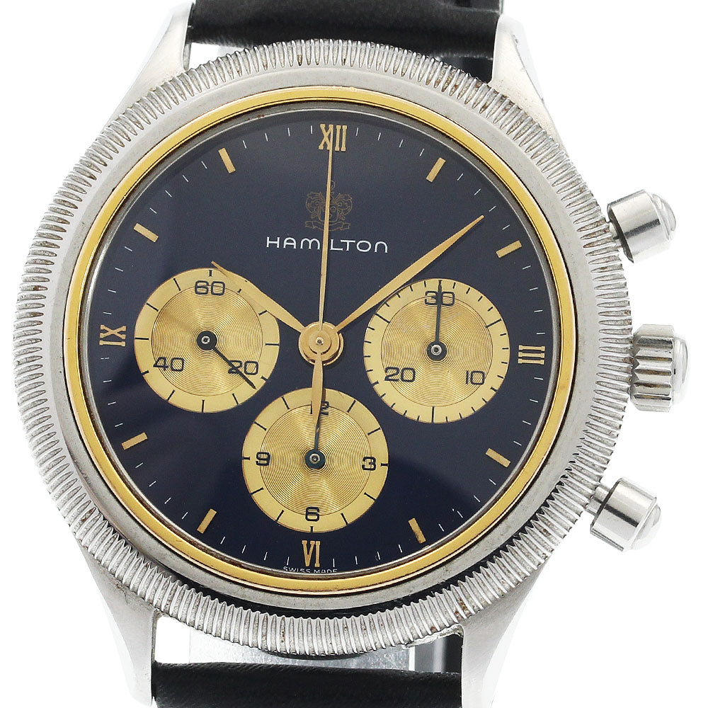 HAMILTON 1915 Chronograph with Lemania 1873 movement Cal. 1873 manual winding men's watch.