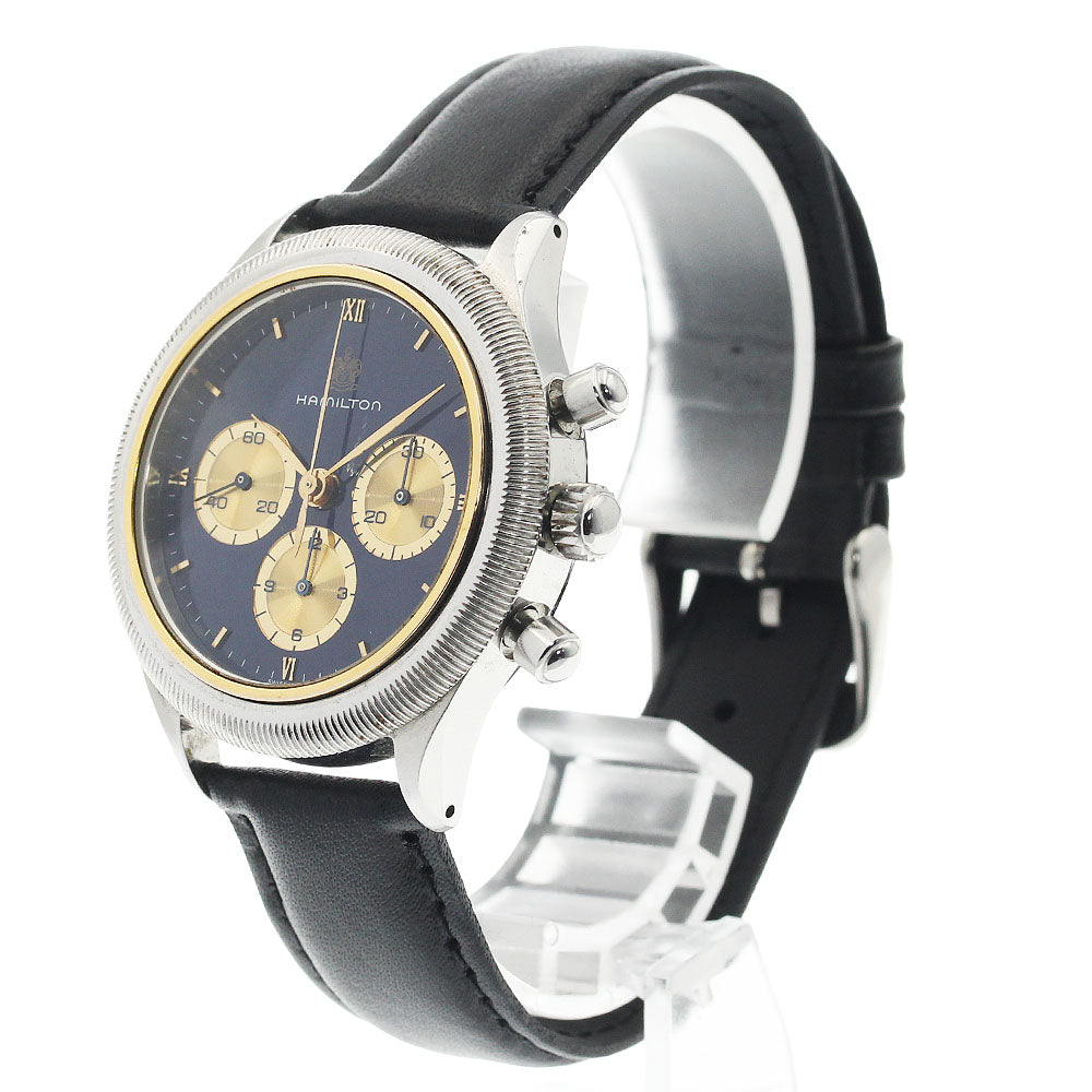 HAMILTON 1915 Chronograph with Lemania 1873 movement Cal. 1873 manual winding men's watch.