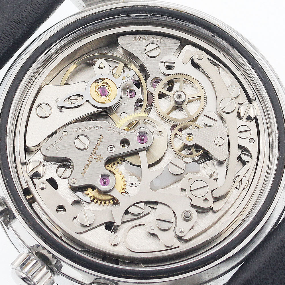 HAMILTON 1915 Chronograph with Lemania 1873 movement Cal. 1873 manual winding men's watch.