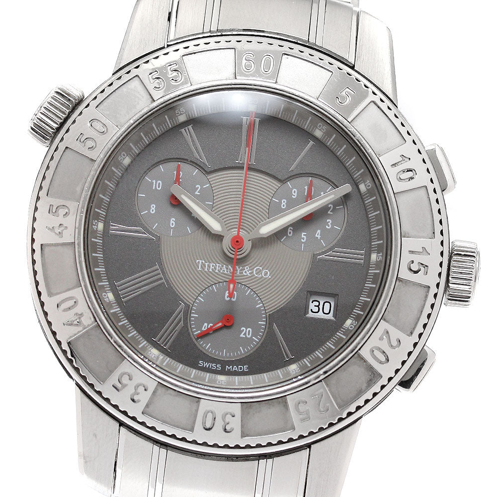 TIFFANY&Co. Mark T-57 Chronograph Date Quartz Men's Watch