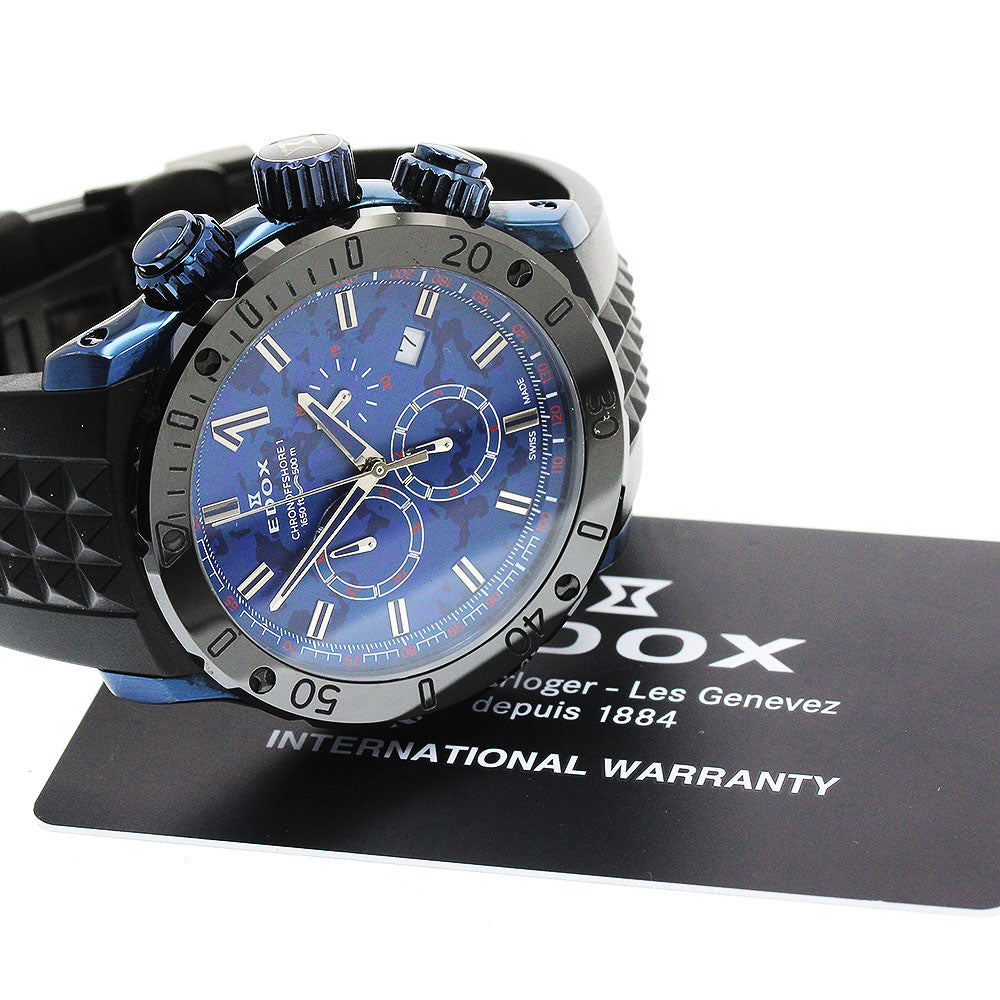 EDOX 10221 Chrono Offshore 1 Quartz Men's Watch with Warranty
