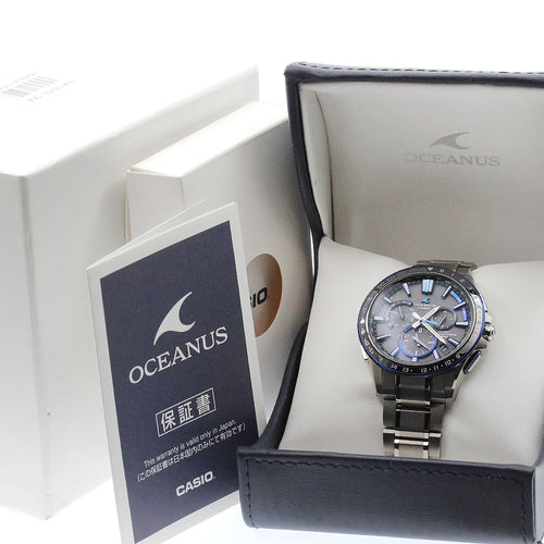 CASIO OCW-G1200-1AJF Oceanus GPS Date Solar Radio Controlled Men's Watch (with box and warranty)