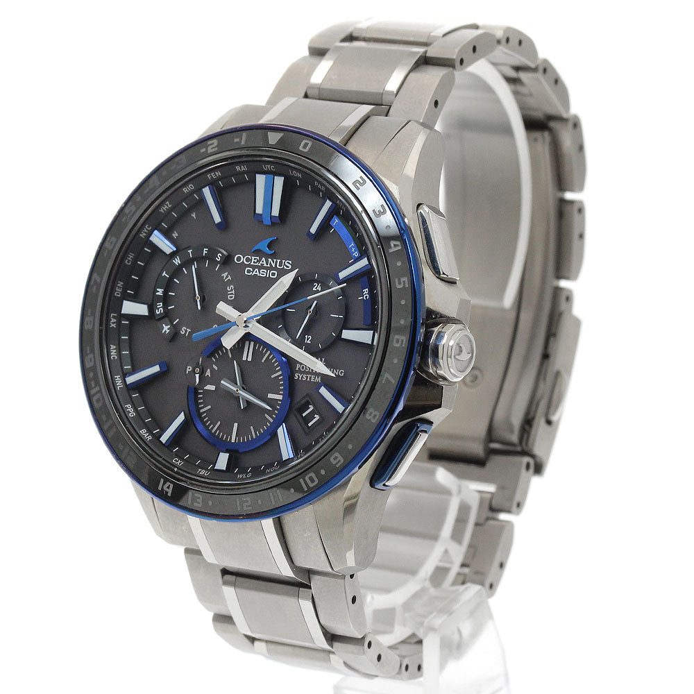 CASIO OCW-G1200-1AJF Oceanus GPS Date Solar Radio Controlled Men's Watch (with box and warranty)
