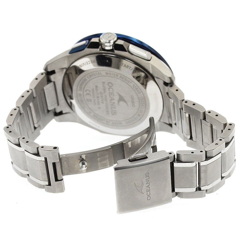 CASIO OCW-G1200-1AJF Oceanus GPS Date Solar Radio Controlled Men's Watch (with box and warranty)