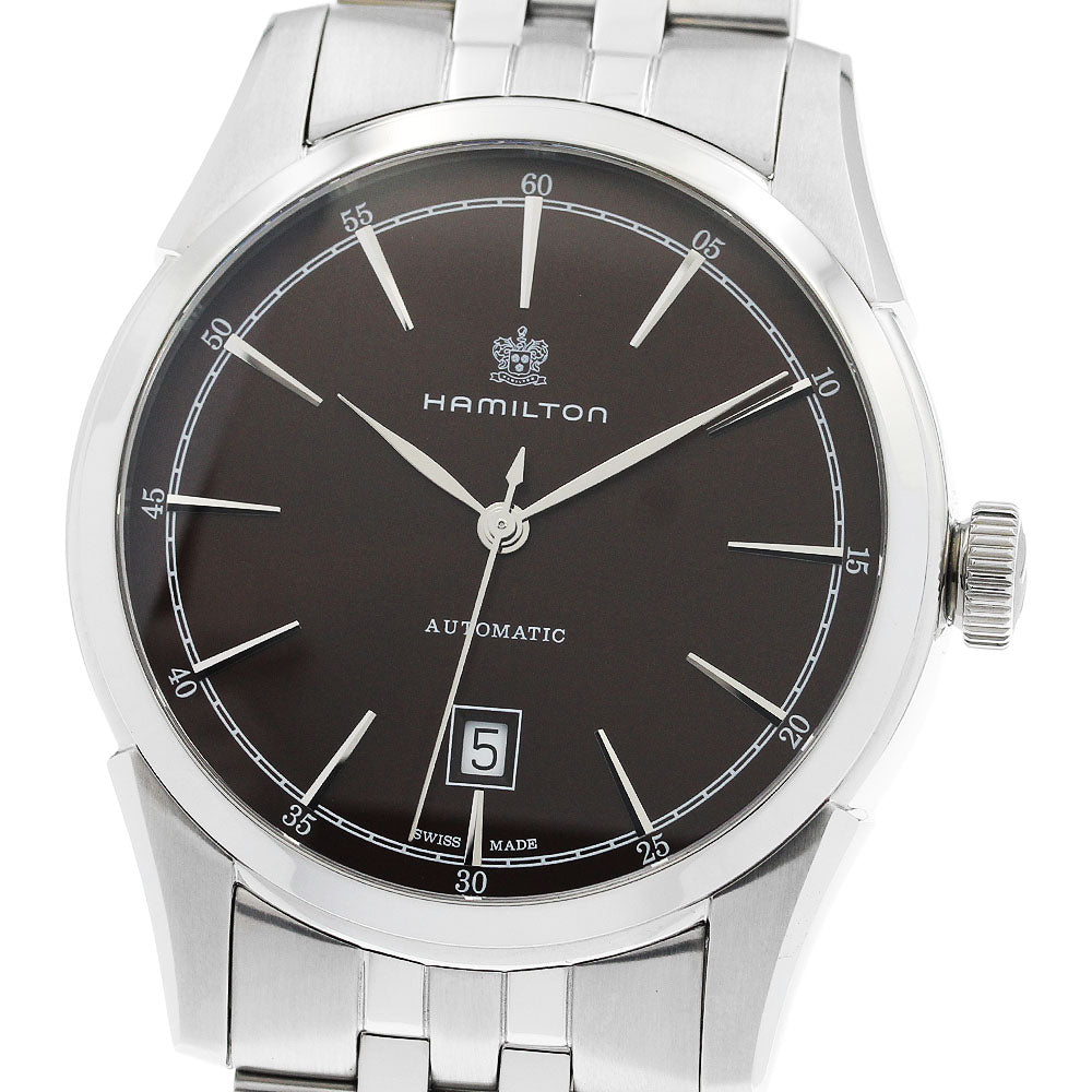 HAMILTON H424151 Jazzmaster Spill of Liberty Automatic Men's Watch Excellent Condition with Warranty Card