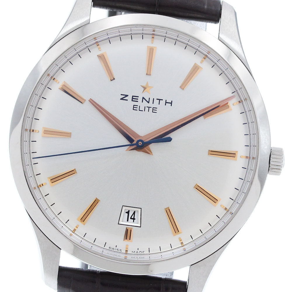 ZENITH 03.2020.670 Captain Elite Date Automatic Men's Watch Excellent Condition