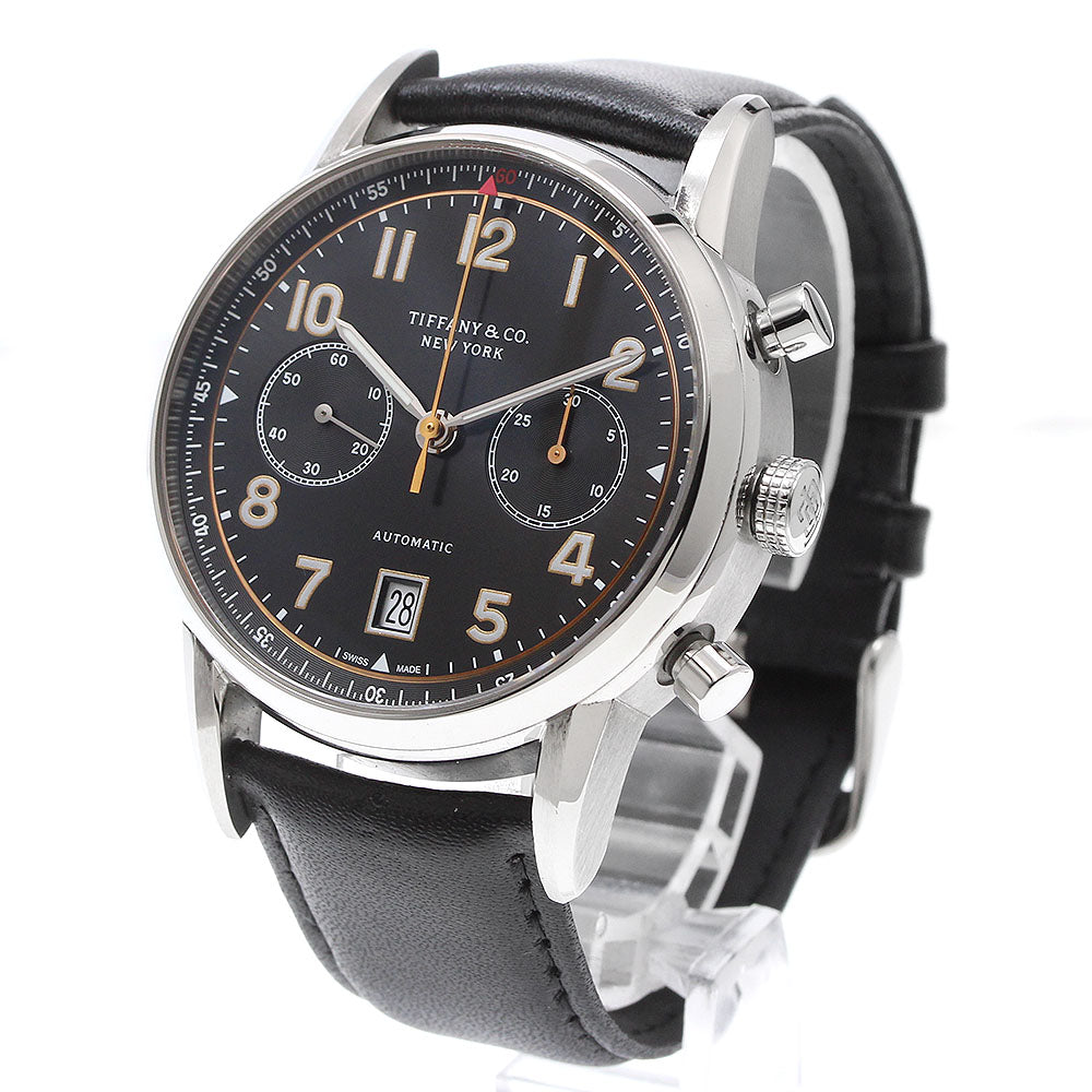 TIFFANY&Co. 34668418 CT60 Chronograph Date Automatic Men's Watch with Warranty Card
