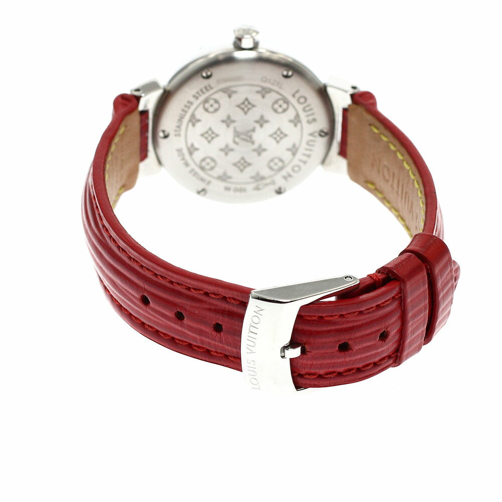 LOUIS VUITTON Q121L Tambour Forever Diamond Quartz Women's Watch