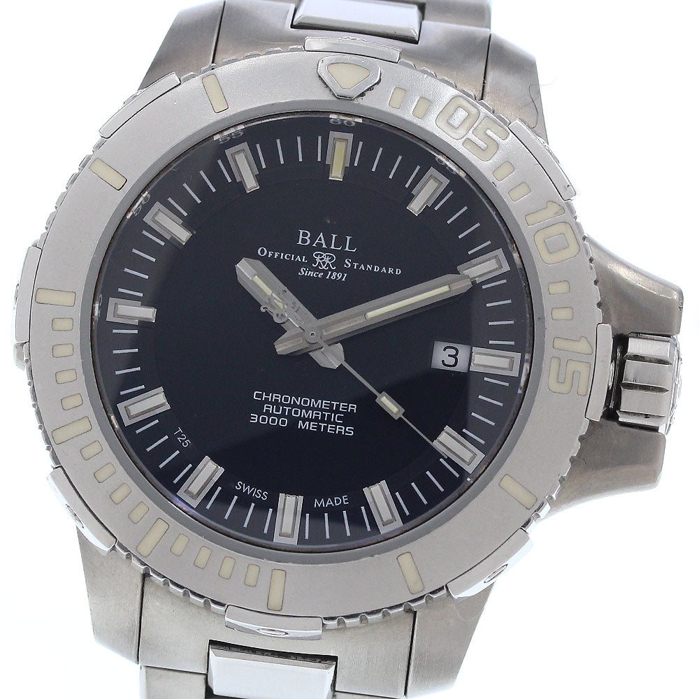 BALLWATCH DM3000A-SCJ-BK Engineer Hydrocarbon Deepquest Automatic Men's Watch with Warranty