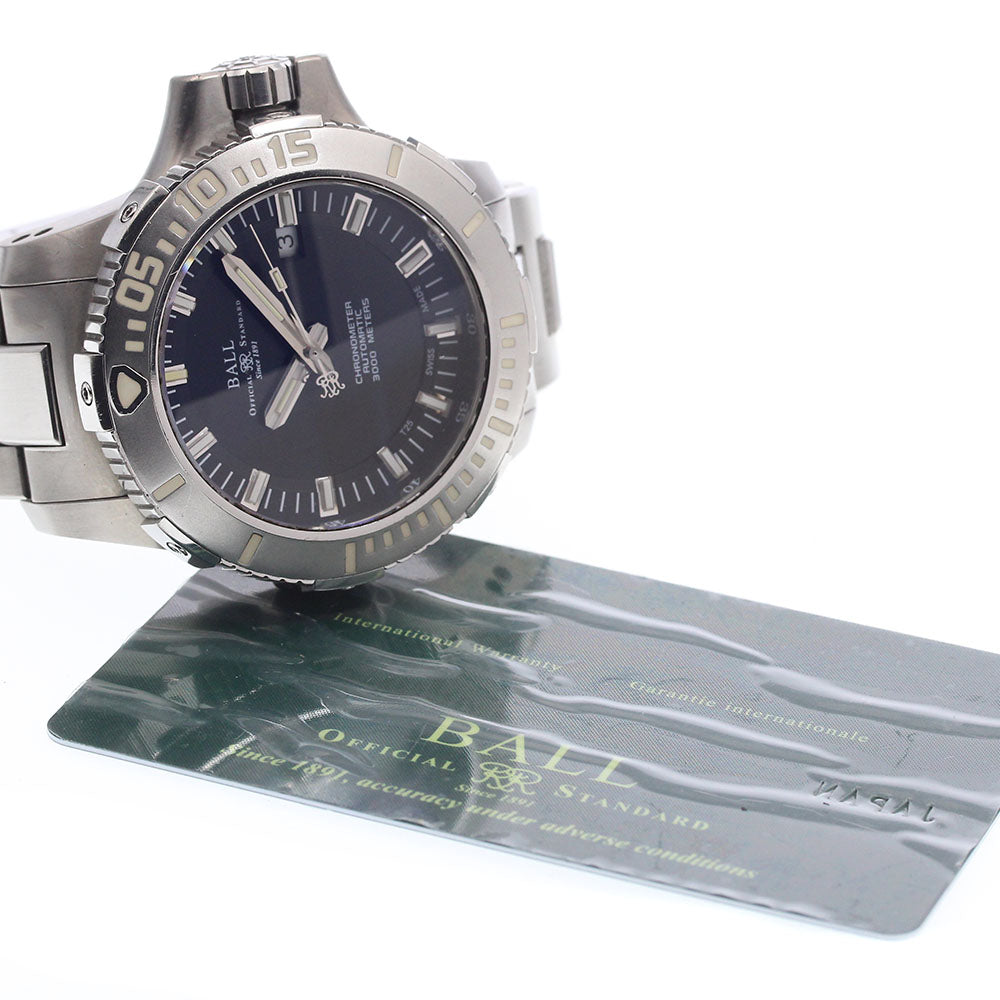 BALLWATCH DM3000A-SCJ-BK Engineer Hydrocarbon Deepquest Automatic Men's Watch with Warranty