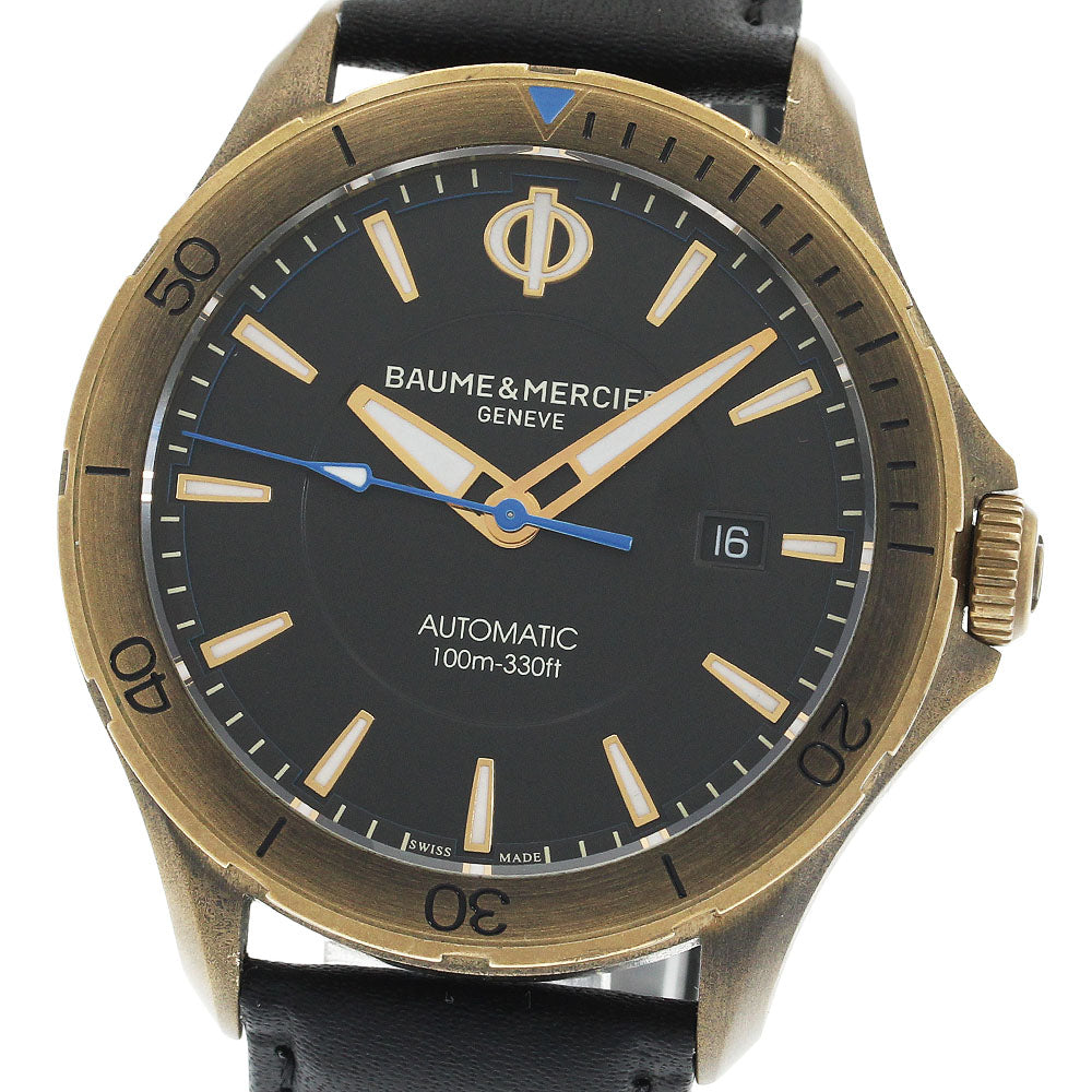 Baume & Mercier M0A10500 Clifton Club Bronze Date Automatic Men's Watch Excellent Condition with Warranty.