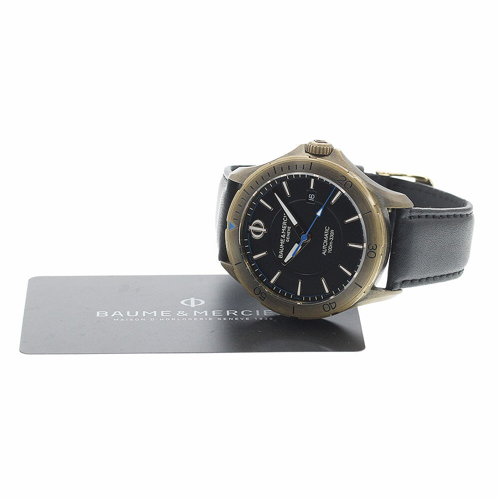 Baume & Mercier M0A10500 Clifton Club Bronze Date Automatic Men's Watch Excellent Condition with Warranty.