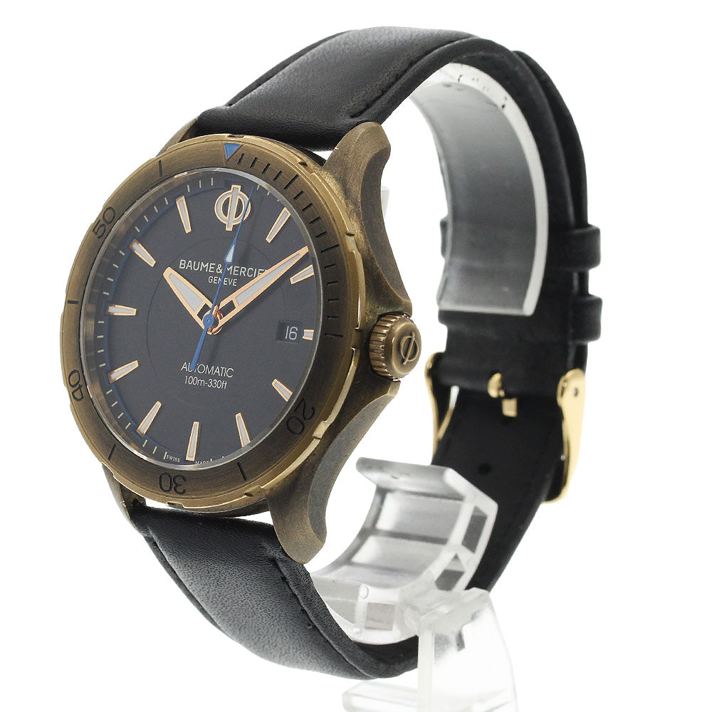 Baume & Mercier M0A10500 Clifton Club Bronze Date Automatic Men's Watch Excellent Condition with Warranty.