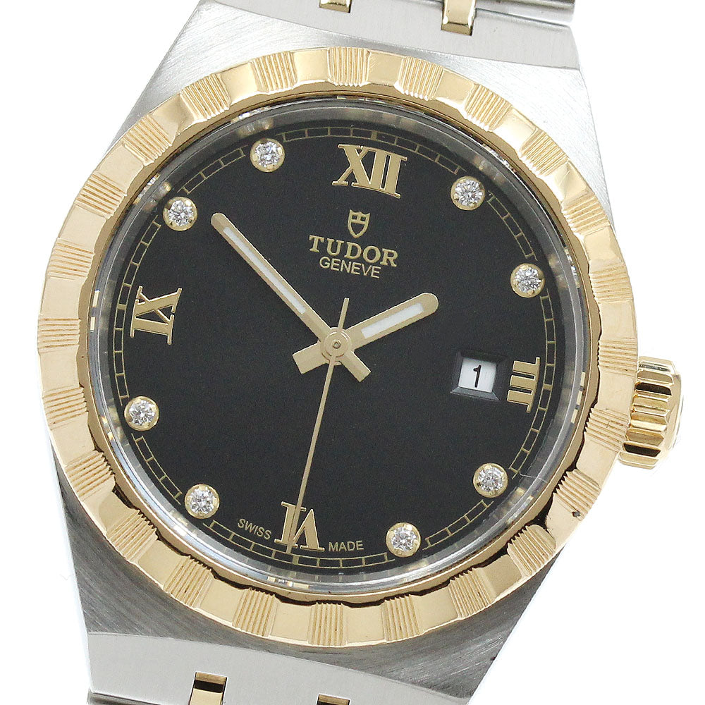 TUDOR 28303 Royal Date 8P Diamond Automatic Ladies Watch (Good Condition)
