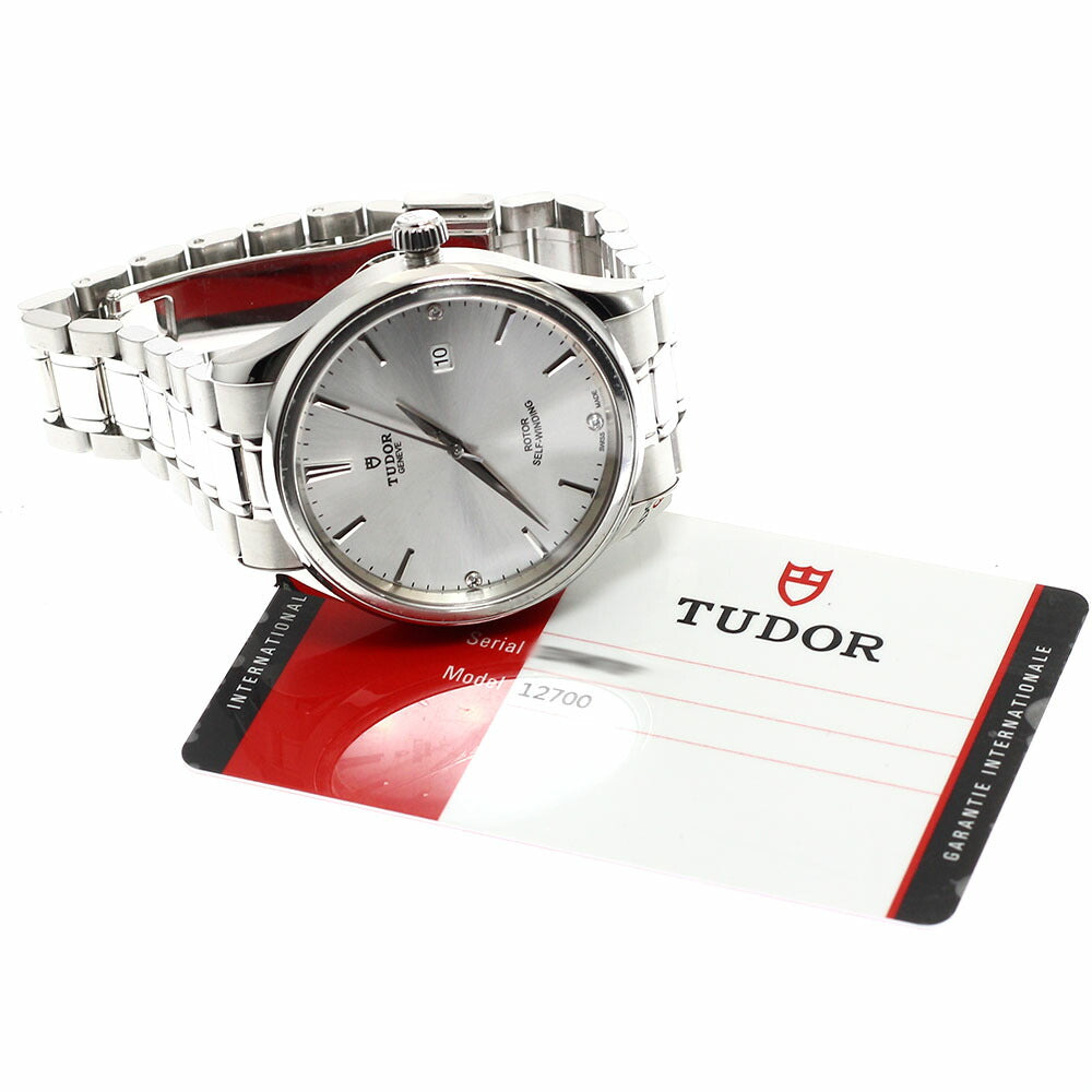 TUDOR 12700 Style Date 3P Diamond Automatic Men's Watch with Warranty