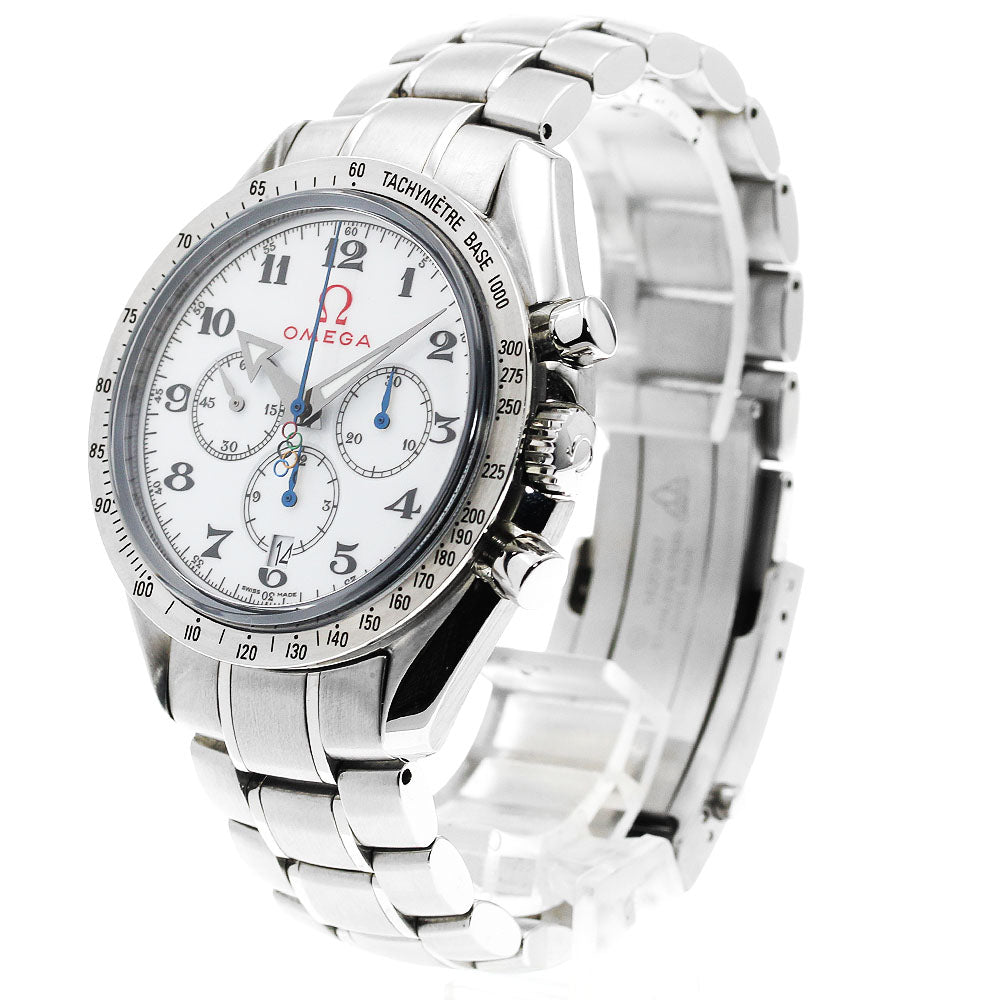 OMEGA 321.10.42.50.04.001 Speedmaster Broad Arrow Olympic Date Automatic Men's Watch - Excellent Condition