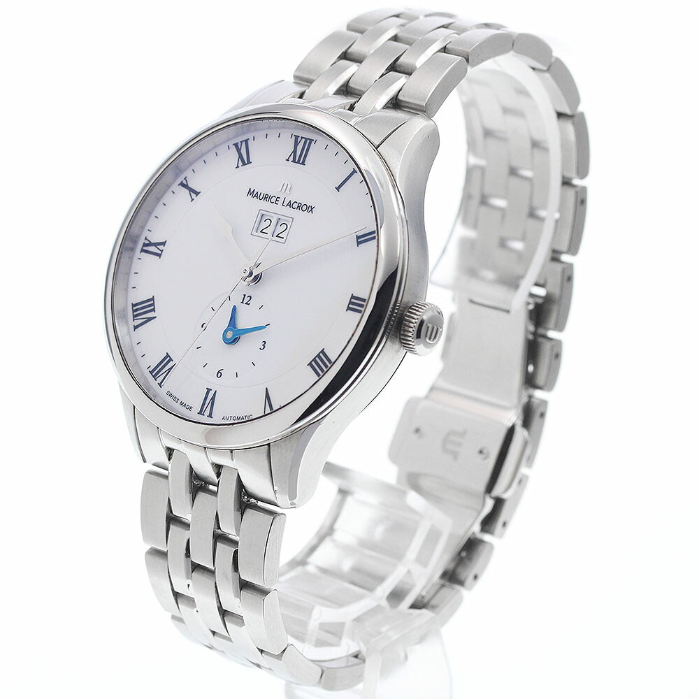 MAURICE LACROIX MP6707-SS002-112 Masterpiece GMT Automatic Men's Watch Excellent Condition