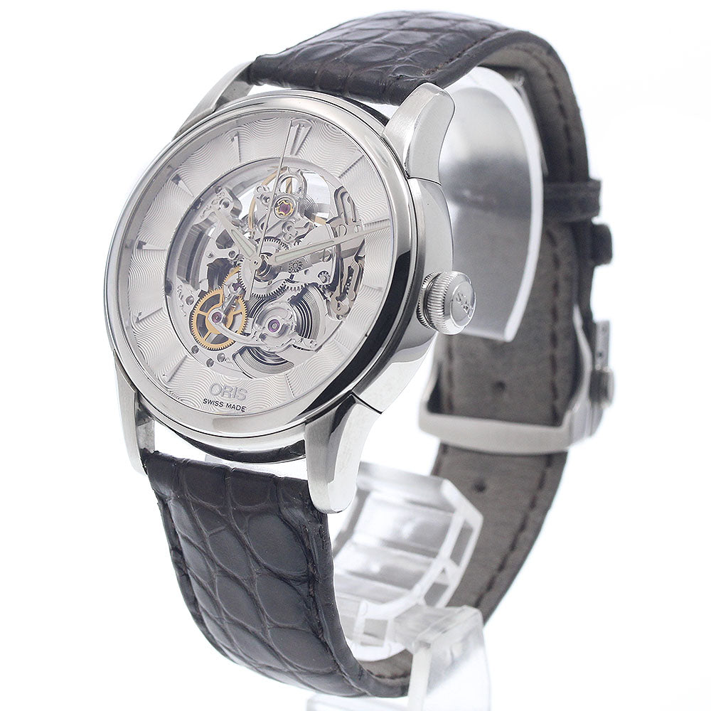 ORIS 7670 Artelier Skeleton Automatic Men's Watch Excellent Condition with Warranty.