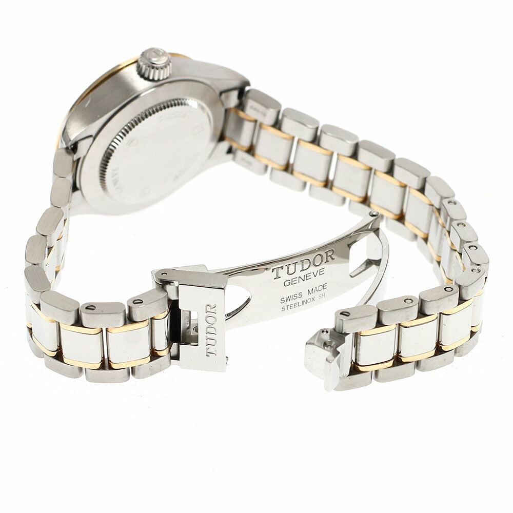 TUDOR 12103 Style 3P Diamond Yellow Gold Combination Automatic Ladies' Watch Excellent Condition with Warranty.