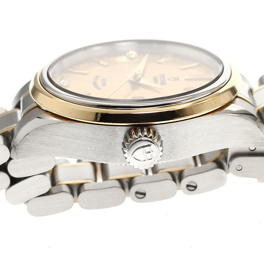 TUDOR 12103 Style 3P Diamond Yellow Gold Combination Automatic Ladies' Watch Excellent Condition with Warranty.