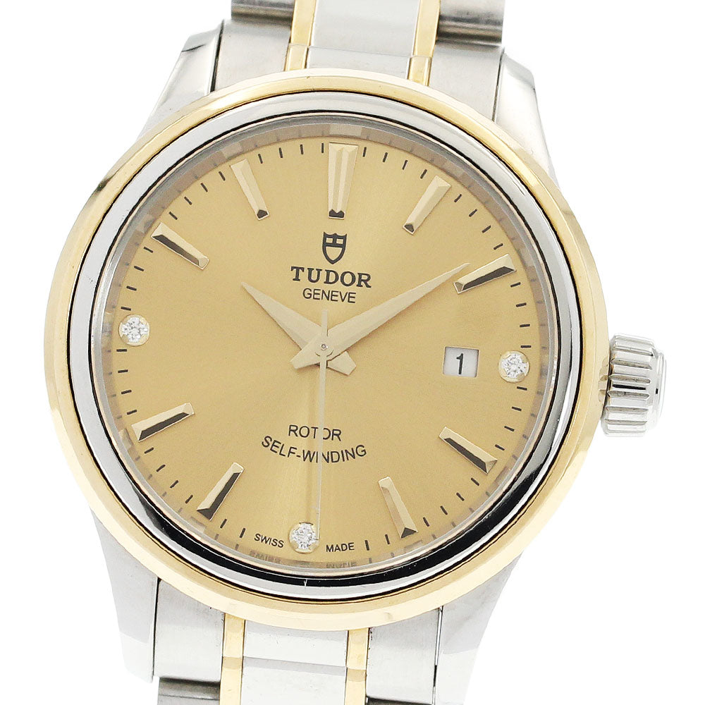 TUDOR 12103 Style Date 3P Diamond Automatic Women's Watch with Warranty