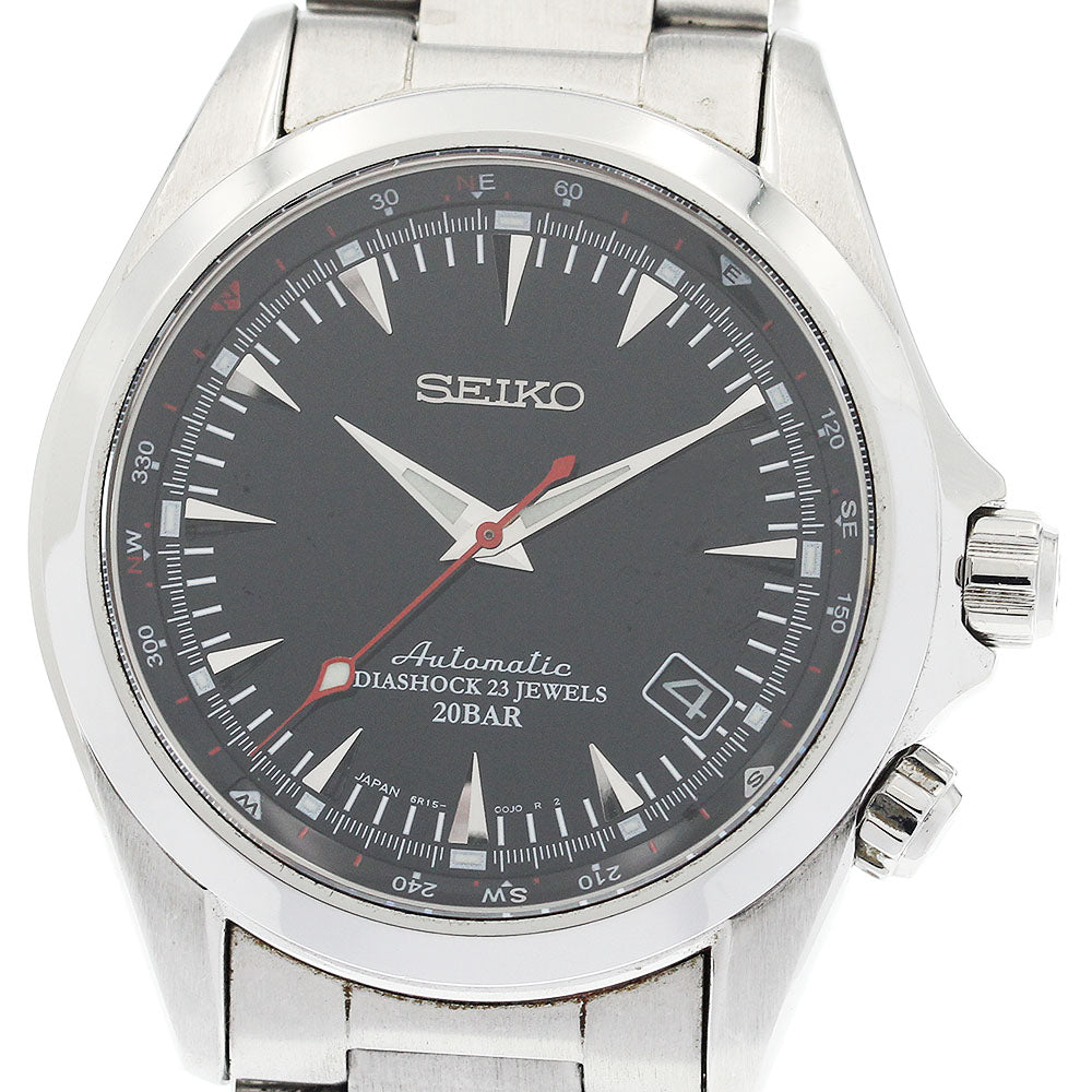 SEIKO SARB015/6R15-00E0 Mechanical Alpinist Date Automatic Men's Watch (with inner box and warranty)