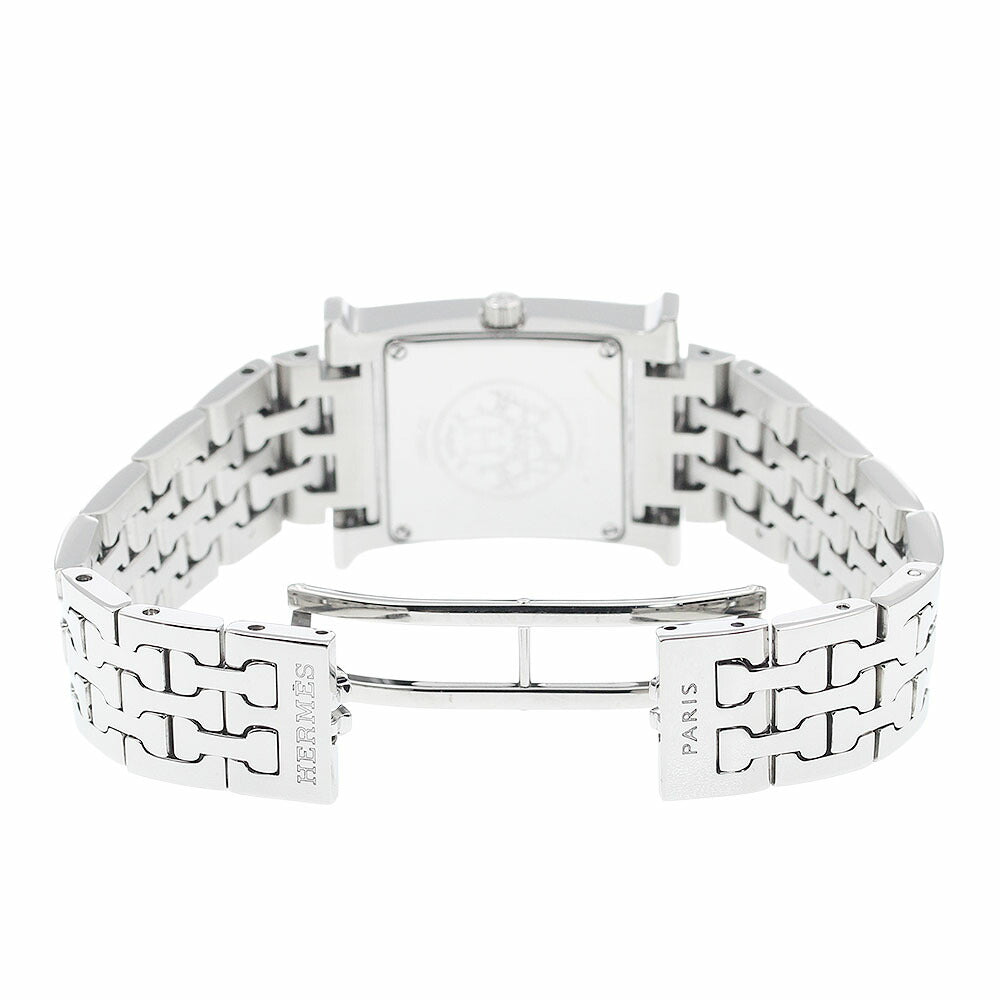 HERMES HH1.230 H-Watch Diamond Bezel Quartz Ladies Excellent Condition