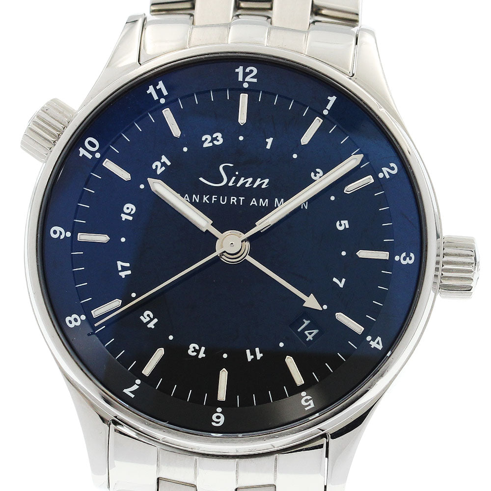 Sinn 6060 Financial Watch Date Dual Time Automatic Men's