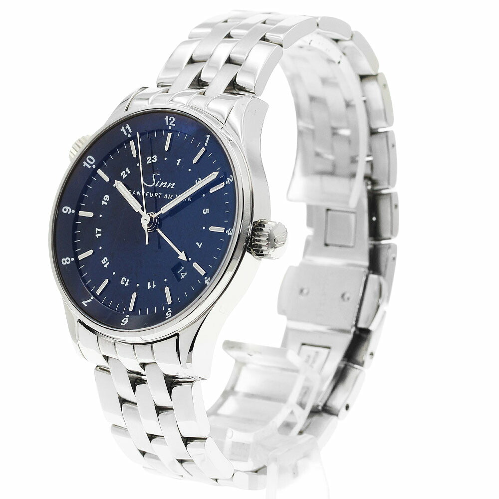 Sinn 6060 Financial Watch Date Dual Time Automatic Men's