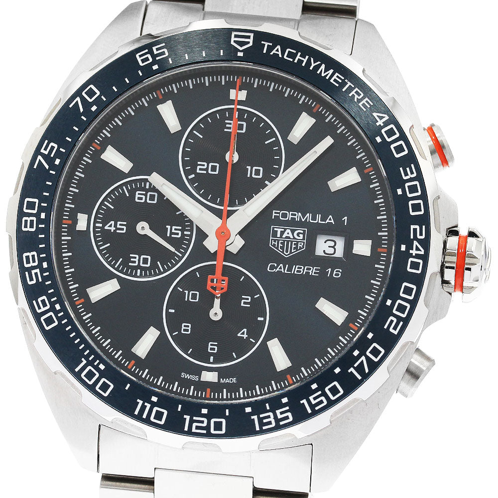 TAG Heuer CAZ201G Formula 1 Caliber 16 Chronograph Automatic Men's Watch Excellent Condition with Box and Warranty Card