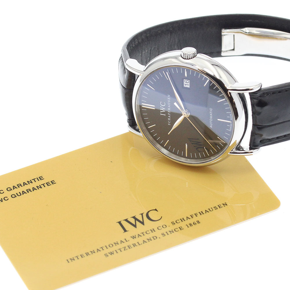 IWC SCHAFFHAUSEN IW356308 Portofino Date Automatic Men's Watch with Warranty