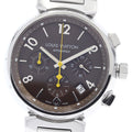 LOUIS VUITTON Q1121 Tambour Date Chronograph Automatic Men's Watch