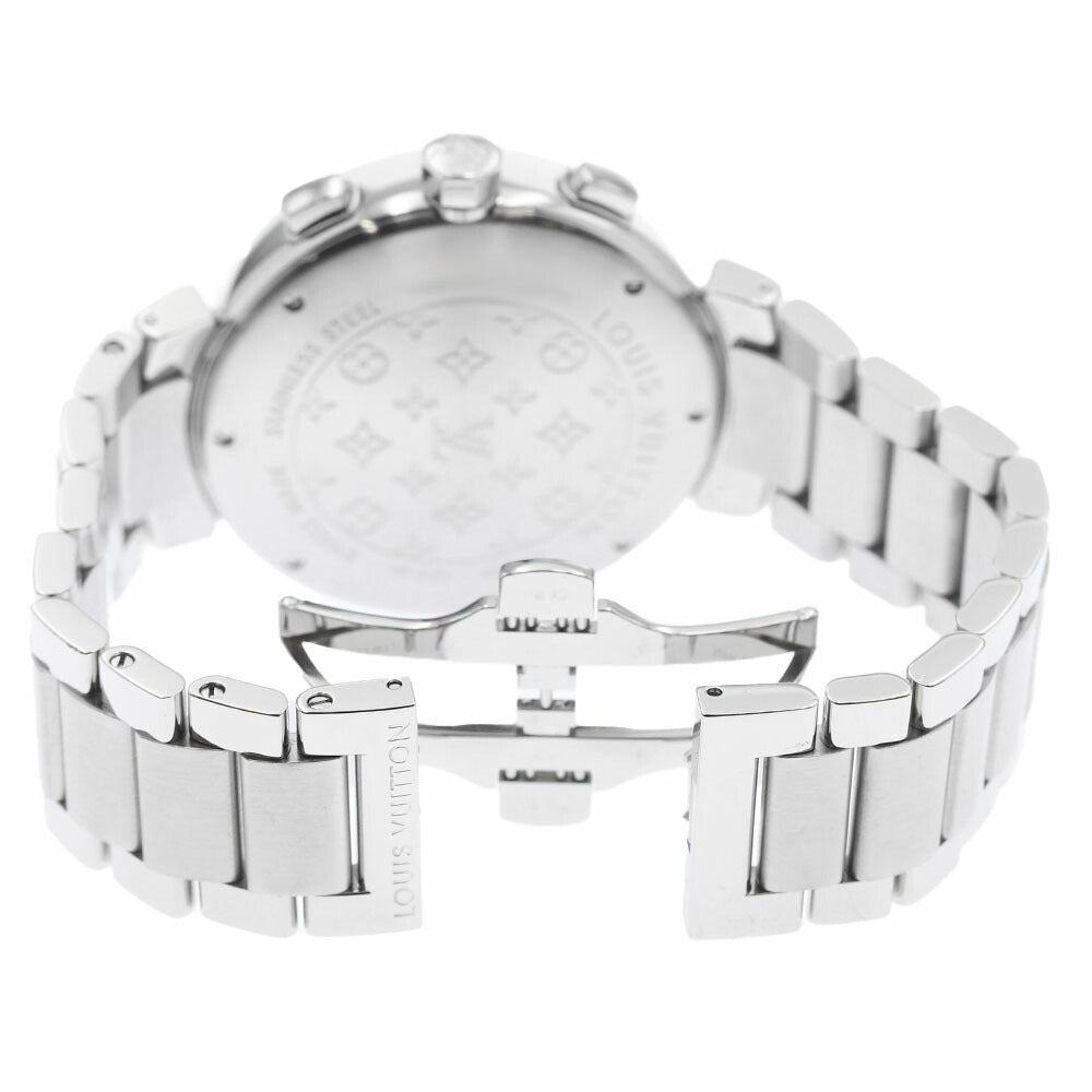 LOUIS VUITTON Q1121 Tambour Date Chronograph Automatic Men's Watch