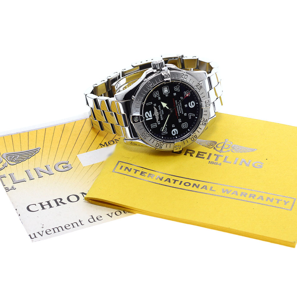 BREITLING A17360 Superocean Date Automatic Men's Watch Excellent Condition with Warranty.