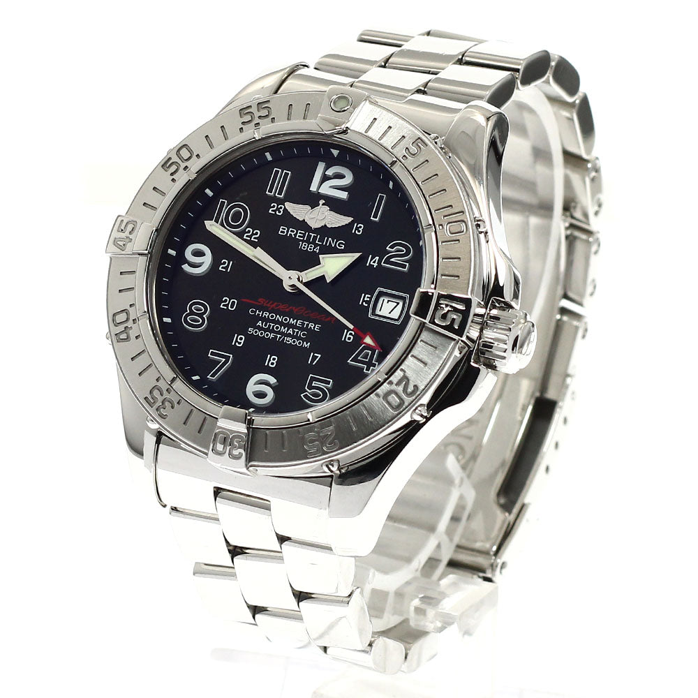 BREITLING A17360 Superocean Date Automatic Men's Watch Excellent Condition with Warranty.