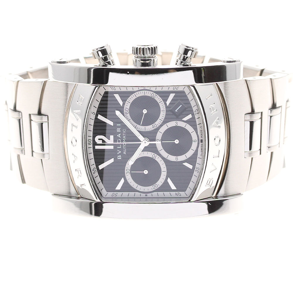 BVLGARI AA48SCH Assioma Chronograph Date Automatic Men's Watch with Box and Warranty Card